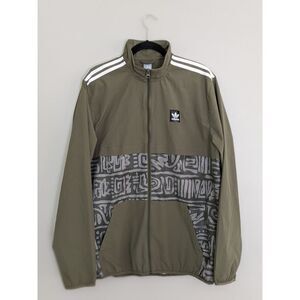 Adidas Mens Dakari Class Action‎ Windbreaker Jacket Patterned Track